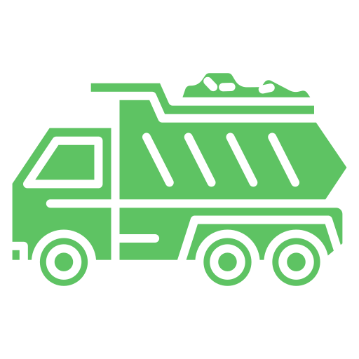 Dump Truck Generic color fill icon