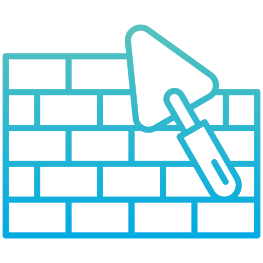 Brickwall Generic gradient outline icon