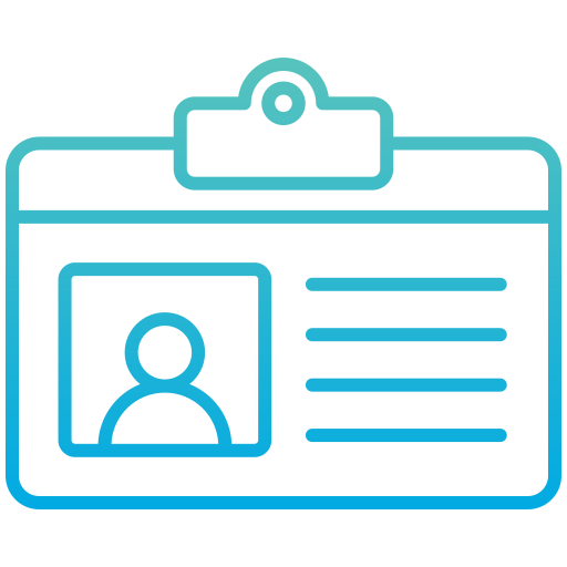 tarjeta de identificación icono gratis