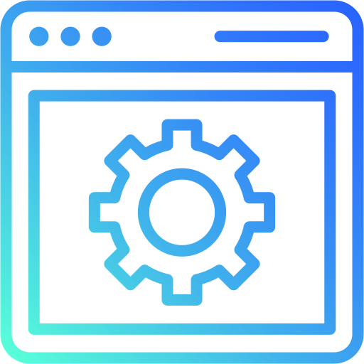 Web development Generic gradient outline icon