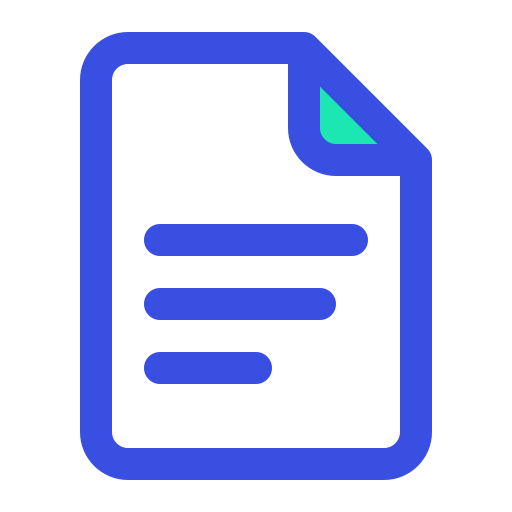 Document Generic color lineal-color icon