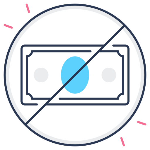 pas d'argent Icône gratuit pas d'argent Icône gratuit