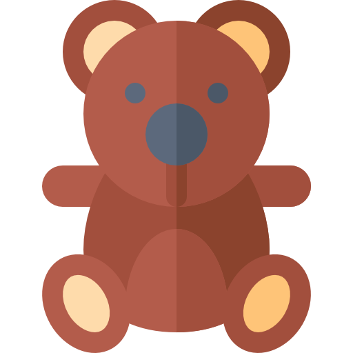 oso de peluche icono gratis