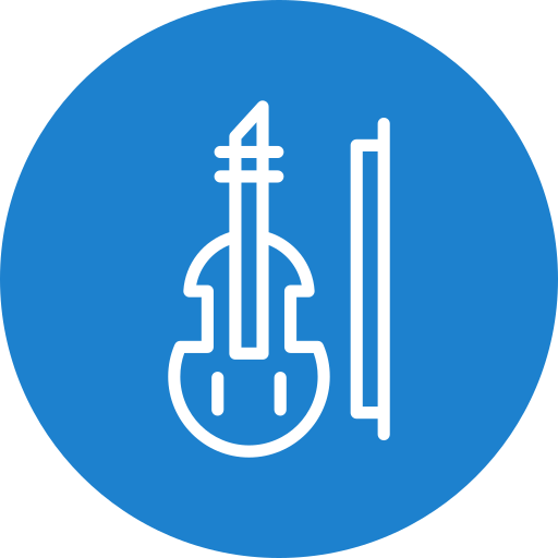 violín icono gratis