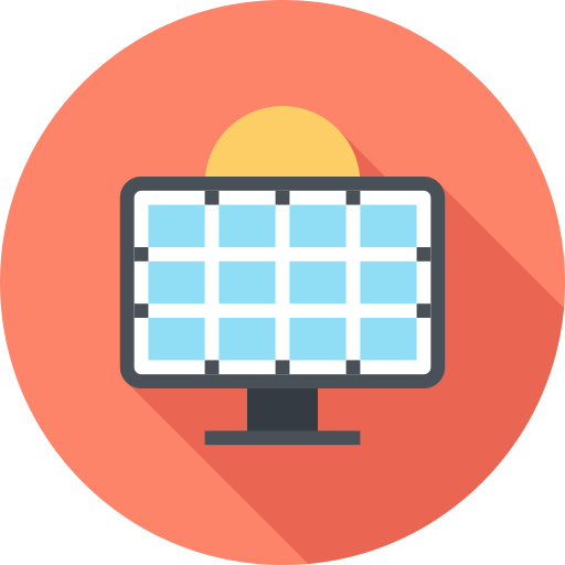 panel solar icono gratis