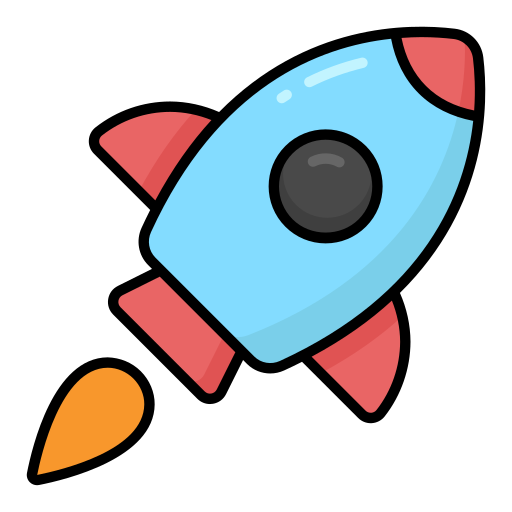 Rocket Generic Outline Color icon