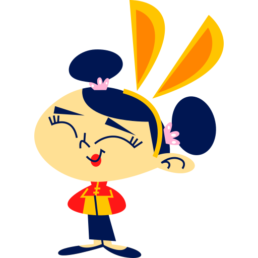 Year of the rabbit free sticker