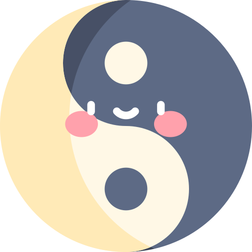 yin yang icono gratis