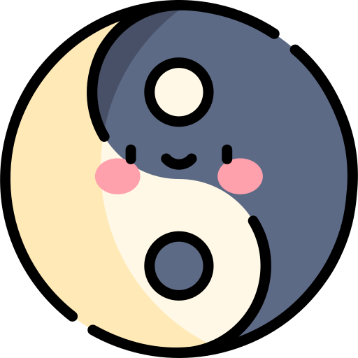 yin yang icono gratis