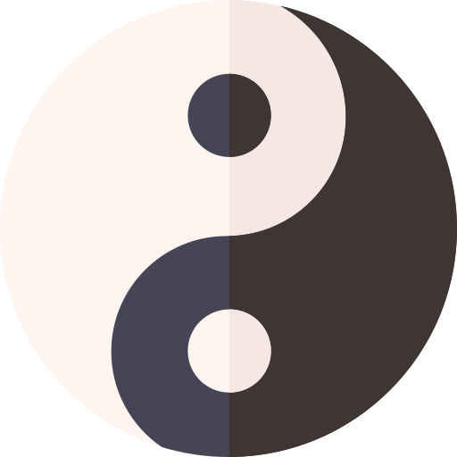 yin yang icono gratis