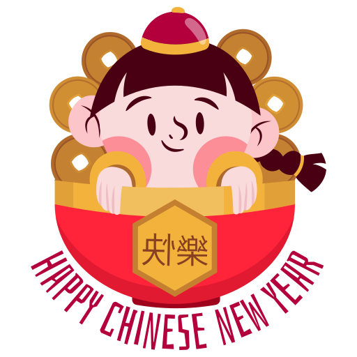 Chinese New Year Stickers - Free cultures Stickers