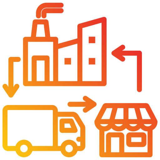 Supply chain - free icon