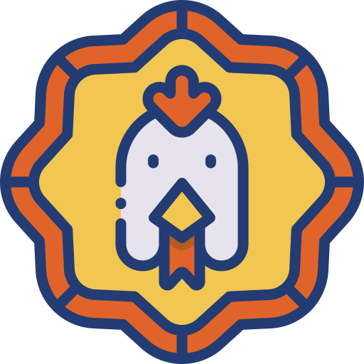Chicken free icon Chicken free icon