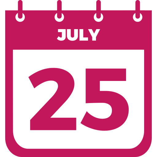 Twenty five free icon