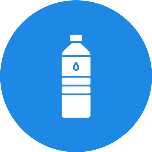 Water bottle Generic color fill icon