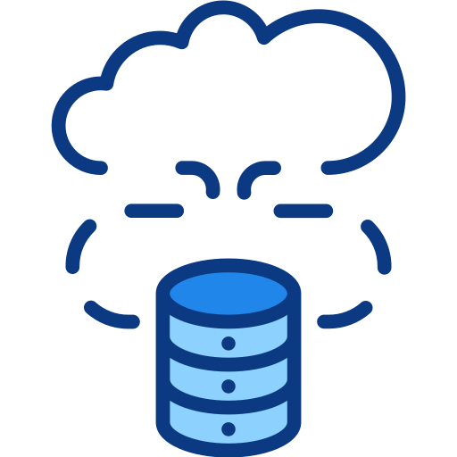 almacenamiento en la nube icono gratis