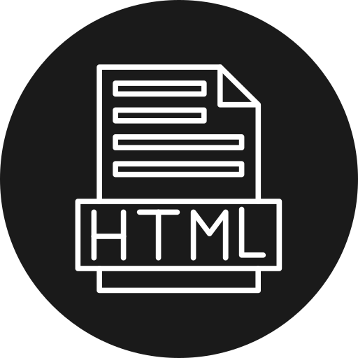 archivo html icono gratis