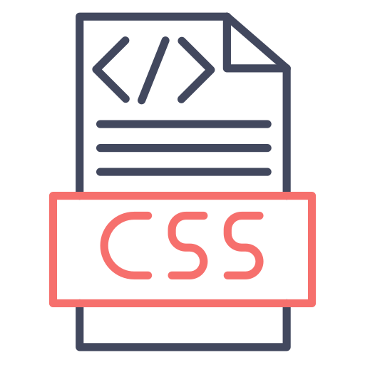 CSS Code Generic color outline icon