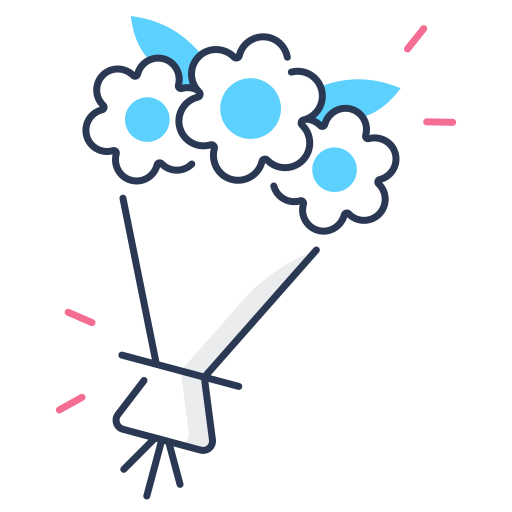 꽃다발 무료 아이콘