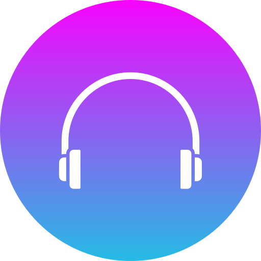 Headphones Generic gradient fill icon