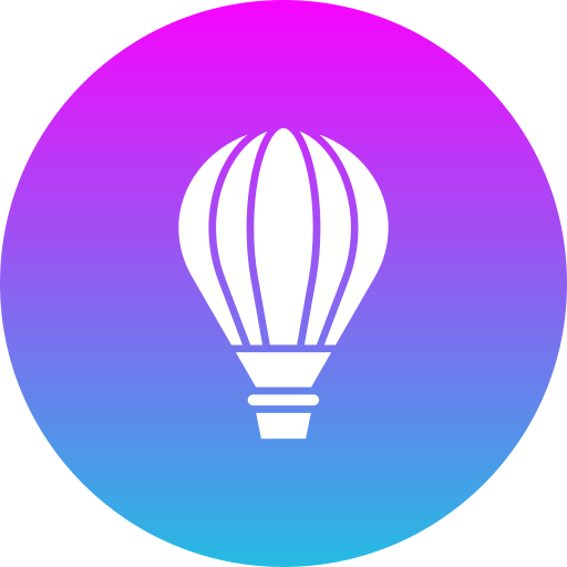 Hot air balloon free icon