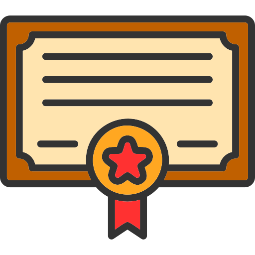 Certificate Generic color lineal-color icon