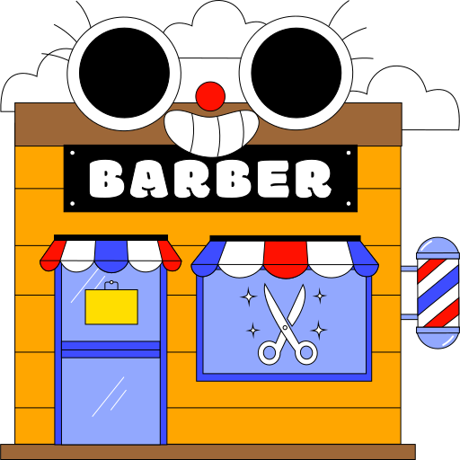 barbería gratis sticker