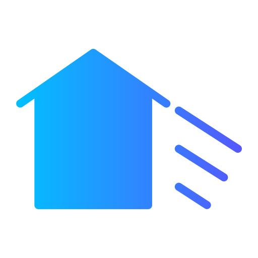 Тень дома бесплатно иконка Тень дома бесплатно иконка