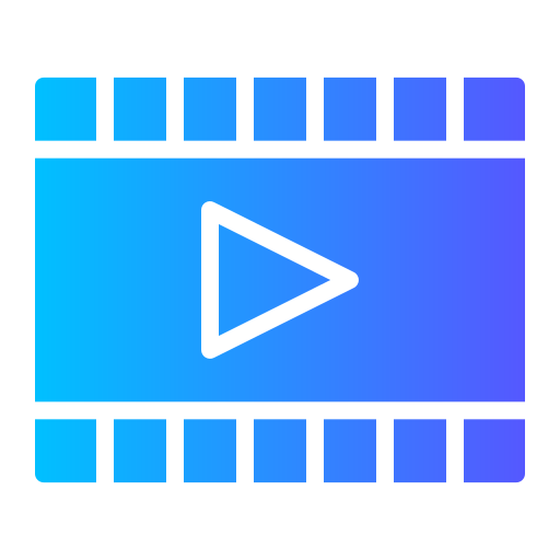 Video player Generic Flat Gradient icon