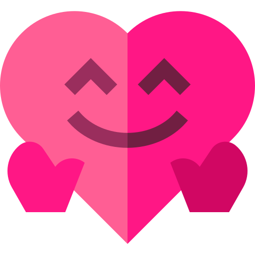 corazón feliz icono gratis