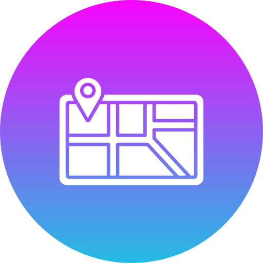 GPS Generic gradient fill icon