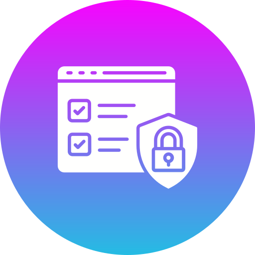 seguridad web icono gratis