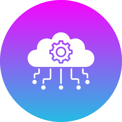 computación en la nube icono gratis
