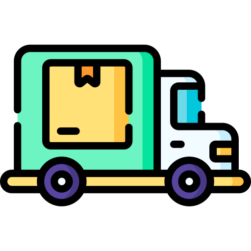 Delivery truck Special Lineal color icon