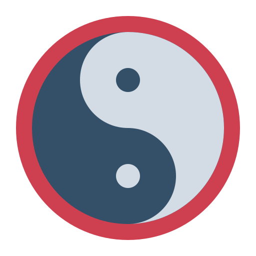 yin yang icono gratis