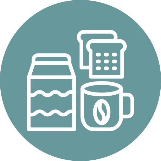 petit-déjeuner Icône gratuit