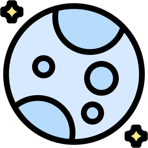 luna llena icono gratis