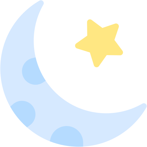 Crescent moon Generic color fill icon