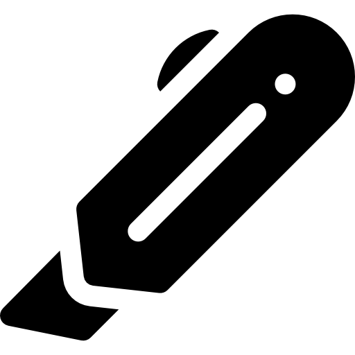 cortador icono gratis