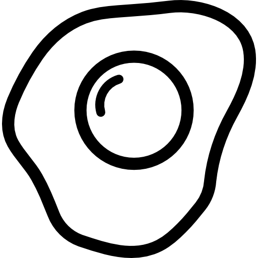 Жаренное яйцо бесплатно иконка