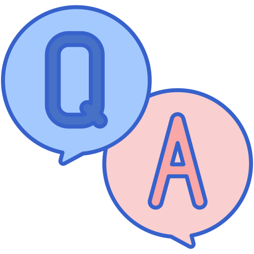 Question and answer - Free communications icons