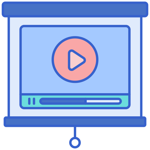apresentação de vídeo grátis ícone apresentação de vídeo grátis ícone