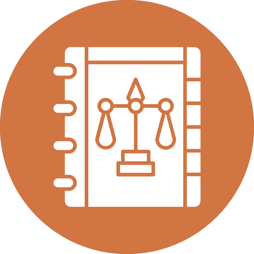libro de leyes icono gratis