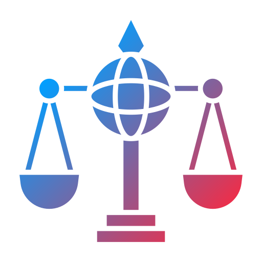 Global laws Generic gradient fill icon