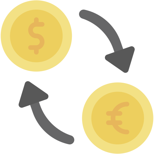 Échange de l'argent Icône gratuit