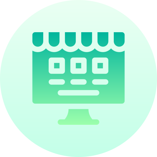 tienda en línea icono gratis