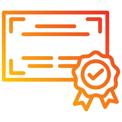 certification Icône gratuit