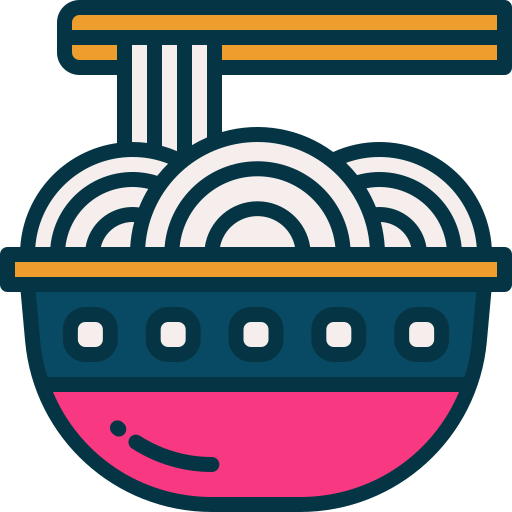 Noodle Generic Outline Color icon