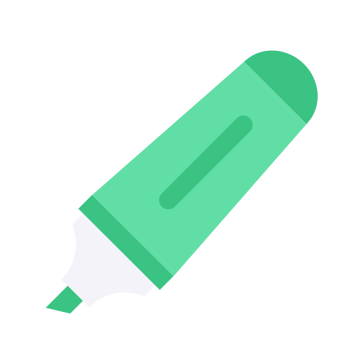 Highlighter Generic color fill icon