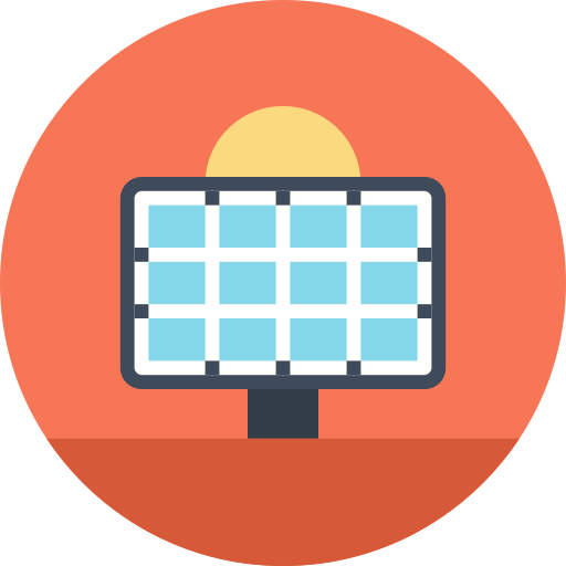 Солнечная панель бесплатно иконка